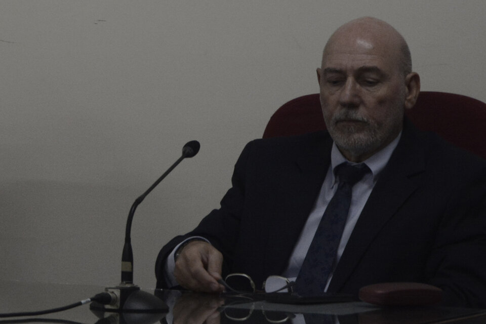 Mario Gambacorta, juez del Tribunal Oral Federal Nº 3 de Rosario. (Fuente: Sebastián Vargas)