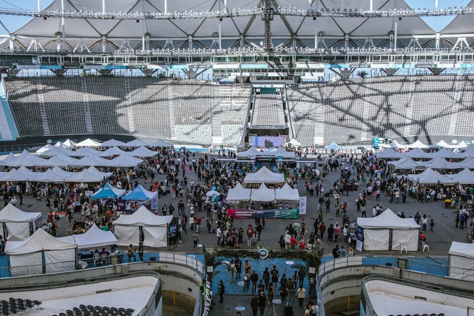 Más de 25 mil personas se reunieron en la Expo Igualdad Bonaerense.  (Fuente: Prensa)