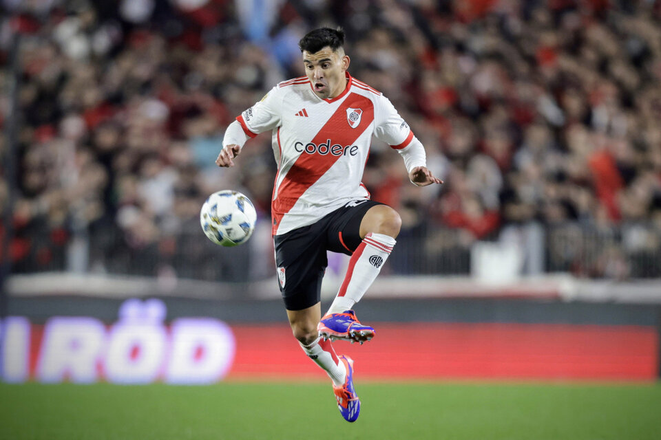 Marcos Acuña tuvo dos partidos en River y después jugó con la Selección. (Fuente: Fotobaires)