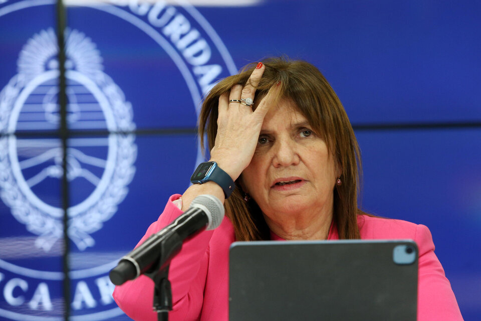 Patricia Bullrich, ministra de Seguridad (Fuente: NA)