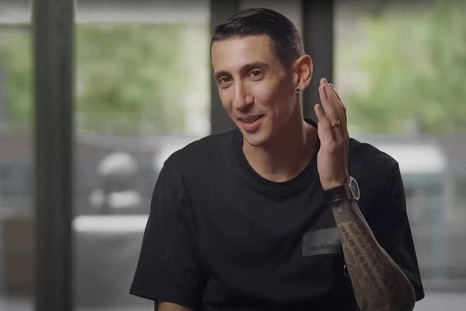 Di María se retiró de la Selección en la Copa América de este año. (Fuente: Capturas de video)