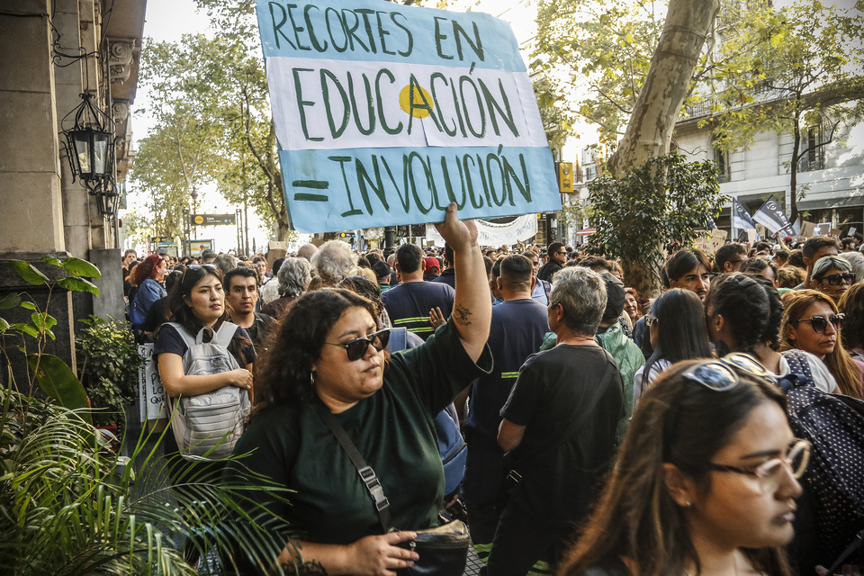 Los universitarios anunciaron un paro y ya proyectan otra multitudinaria movilización contra el veto de Javier Milei al aumento de fondos