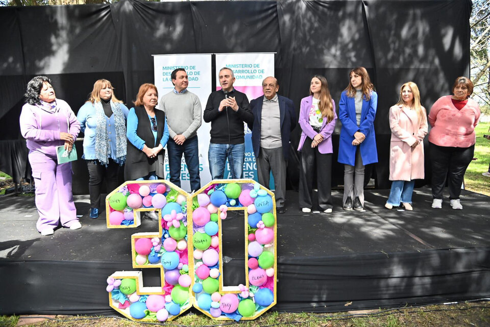 El acto se realizó en Florencio Varela con la presencia de más de 800 manzaneras. (Fuente: Prensa)