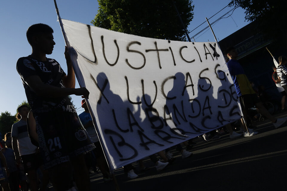 En la primera audiencia se espera la palabra de los familiares de Lucas. (Fuente: Leandro Teysseire)