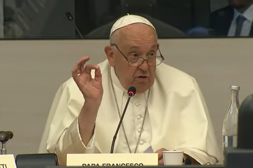 El Papa Francisco criticó el uso de la represión contra los reclamos sociales. (Fuente: Capturas de video)