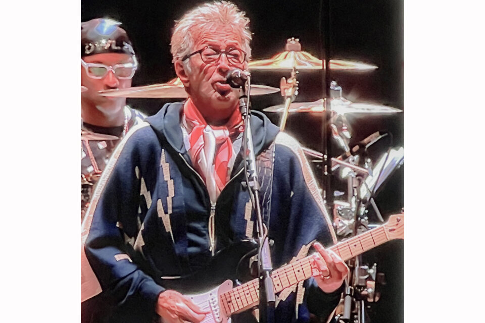 Clapton abrió el show con una sorpresa: el clásico de Cream "Sunshine of Your Love" (Fuente: Prensa)