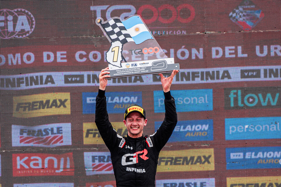 Marcelo Ciarrocchi (Toyota) ganador en Concepción del Uruguay.  (Fuente: Prensa)