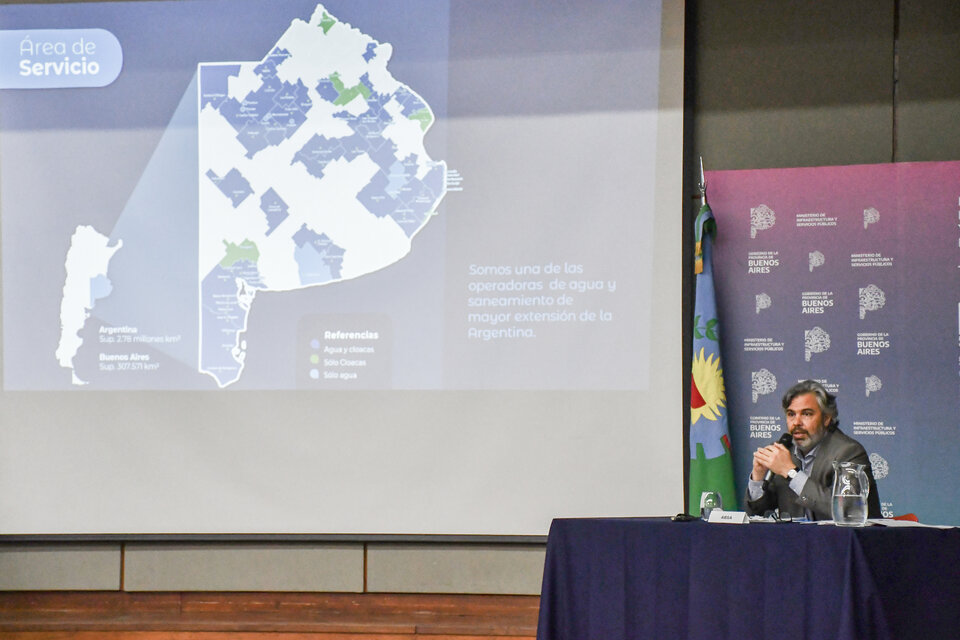 Mariano Lovelli durante última Audiencia pública en el Ministerio de Infraestructura. (Fuente: Prensa)