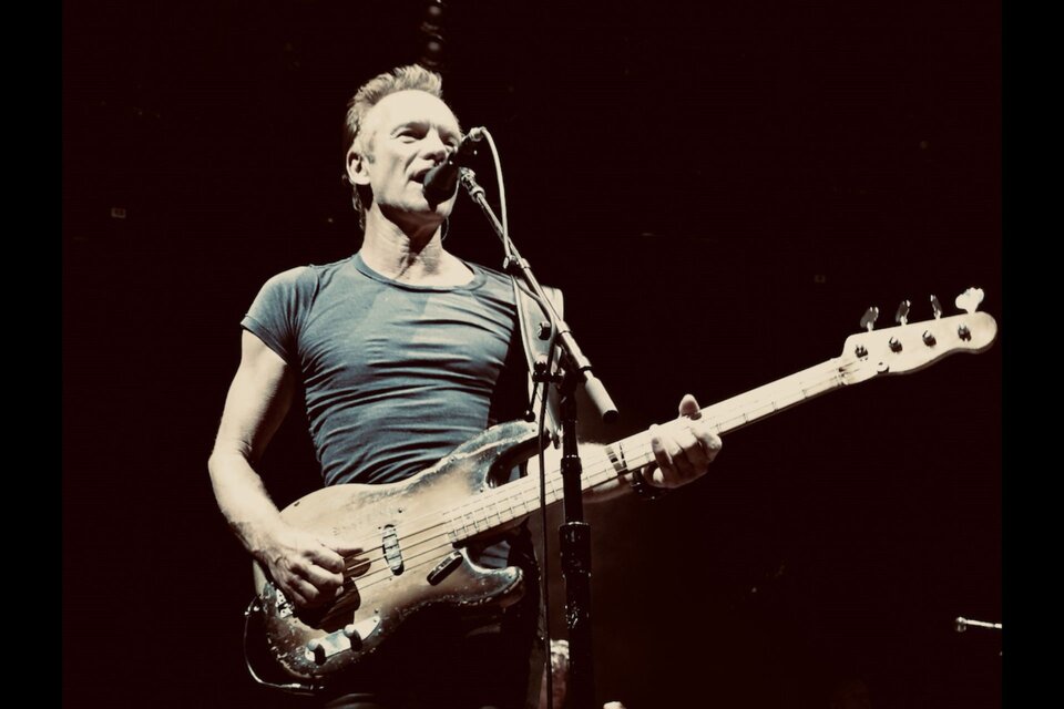 Sting, exlíder The Police, en Argentina (Fuente: Redes sociales)