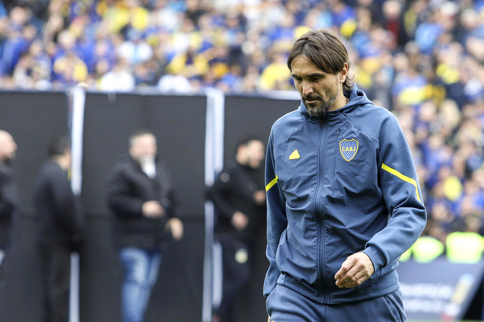 El técnico de Boca Diego Martínez (Fuente: Fotobaires)