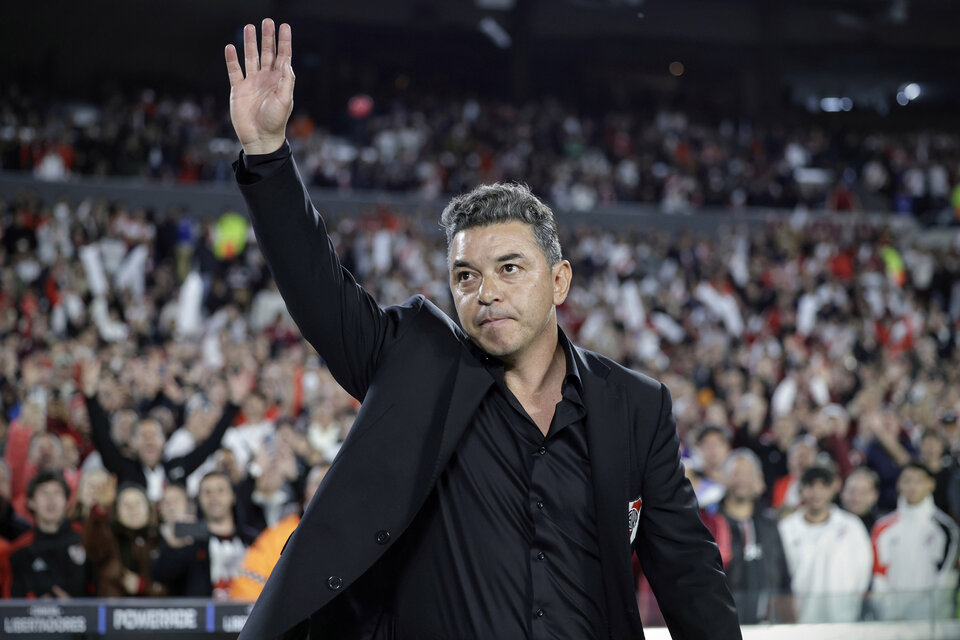 Marcelo Gallardo, el DT de River se ilusiona con levantar otra Copa Libertadores. (Fuente: Fotobaires)