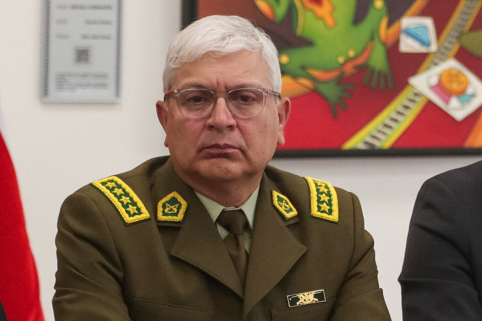 Ricardo Yánez, renunciante director general de Carabineros. (Fuente: EFE)