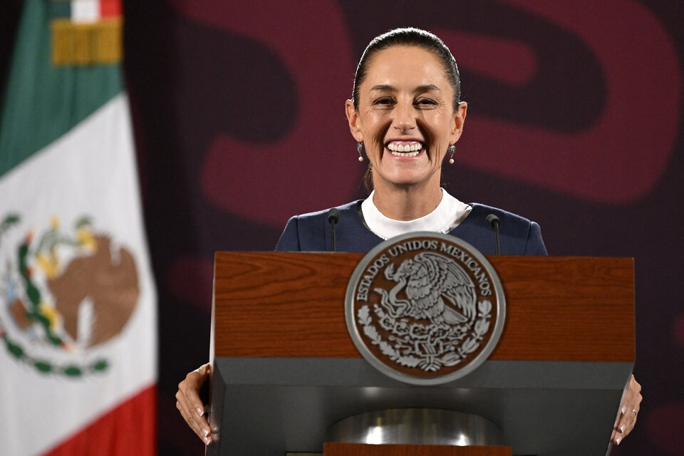 Claudia Sheinbaum, la reemplazante del popular Andrés Manuel López Obrador. (Fuente: AFP)