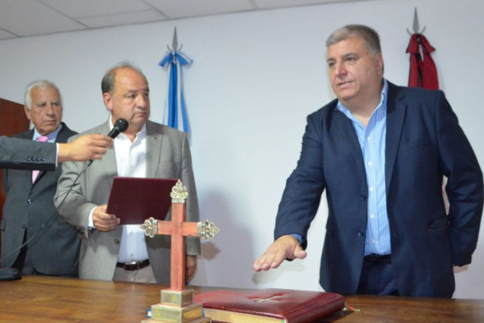 Domínguez y Villada tomaron juramento a Zigarán. 