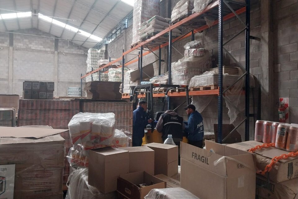 Se secuestró mercadería y otros productos por un valor de $400 millones. 