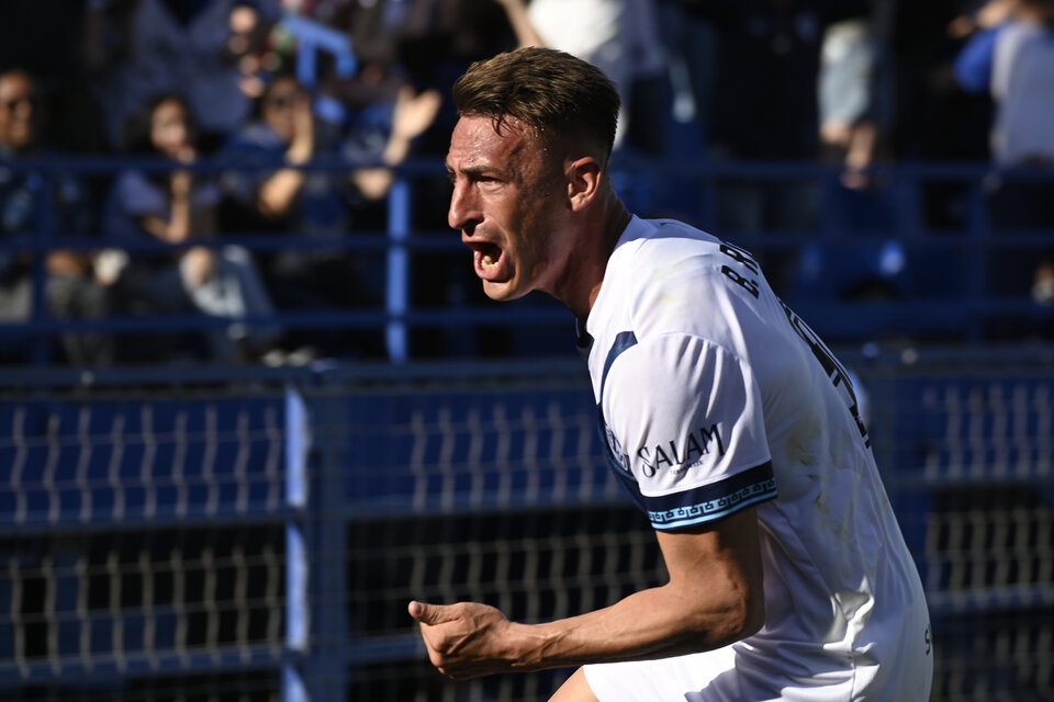 El grito de gol de Braian Romero, el máximo artillero del torneo (Fuente: Julio Mancini)