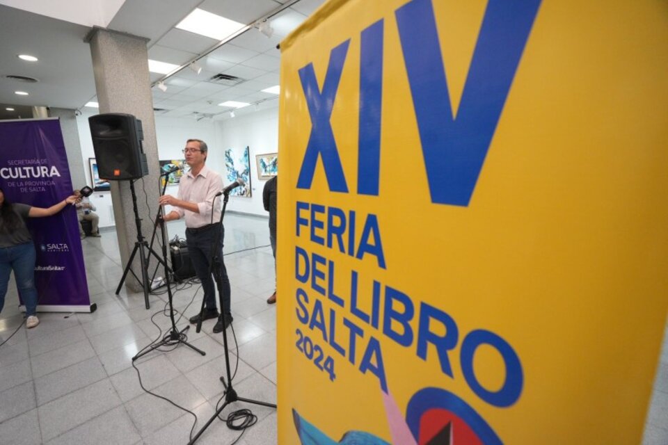 El secretario de Cultura Diego Ashur en el lanzamiento.