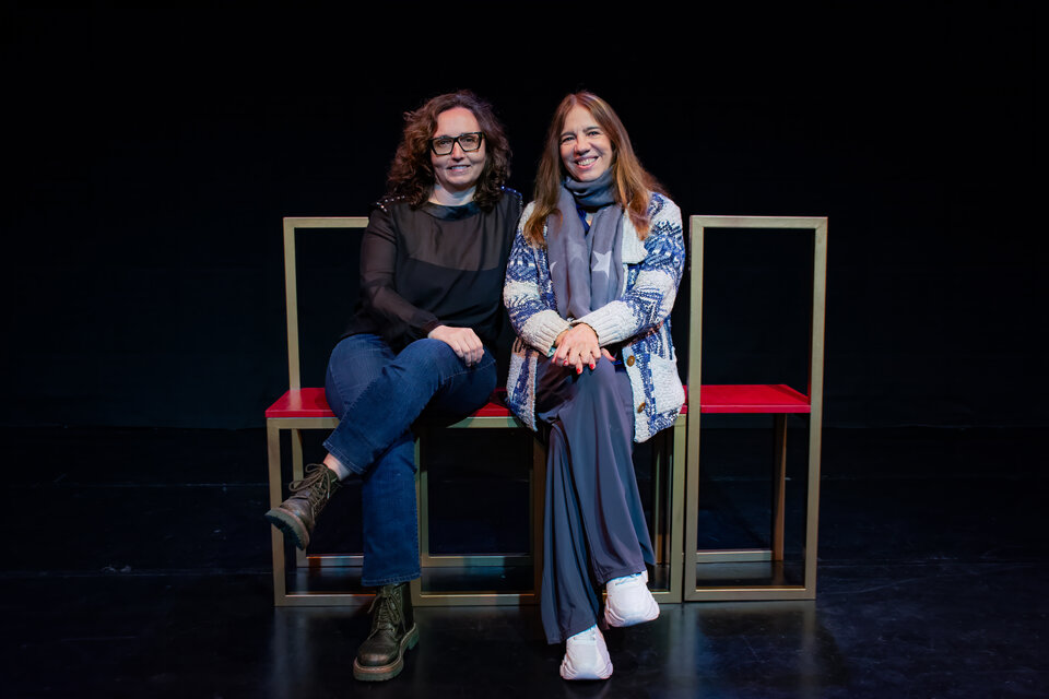 Fedra García e Ingrid Pelicori. La obra puede verse en el Centro Cultural de la Cooperación.  (Fuente: Gentileza Sebastián Ochoa)