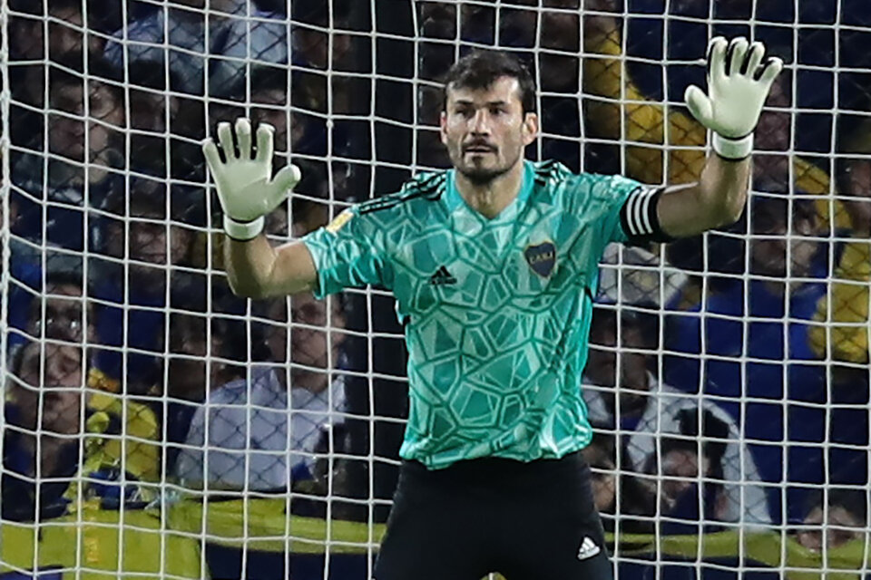 Javier García, arquero suplente de Boca. (Fuente: Fotobaires)