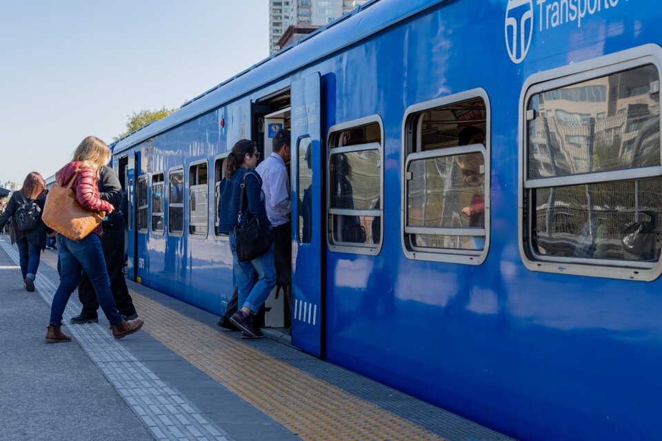 La línea San Martín tendrá un cronograma especial en los feriados. Imagen: Trenes Argentinos.