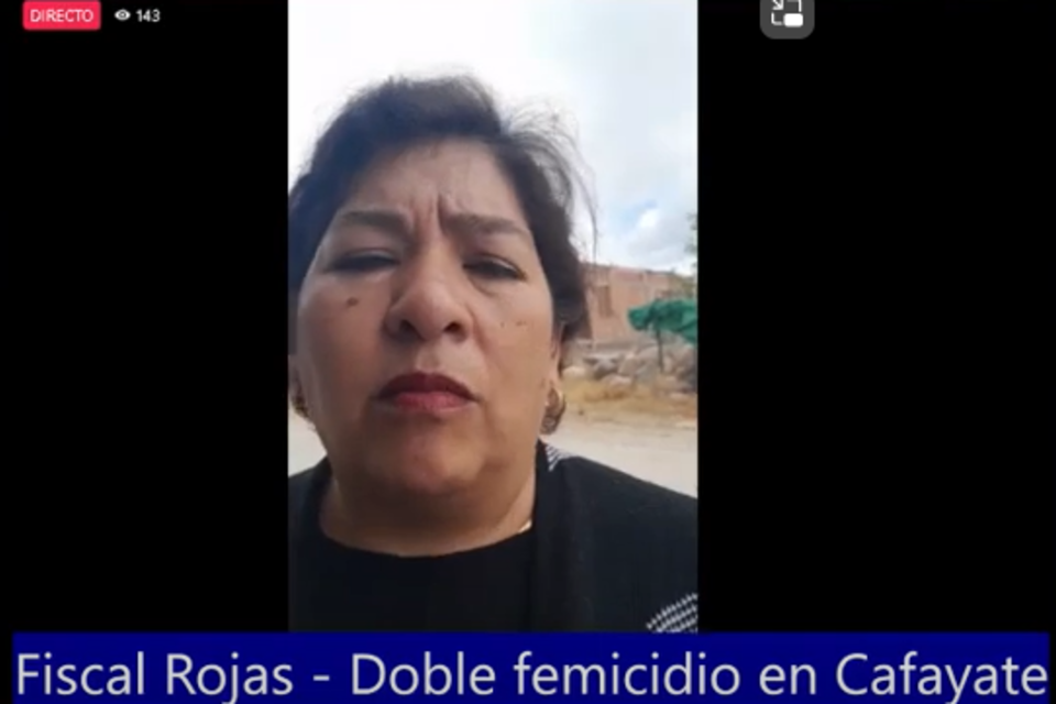 Fiscala Sandra Rojas (Fuente: Gentileza de Radio Cafayate)