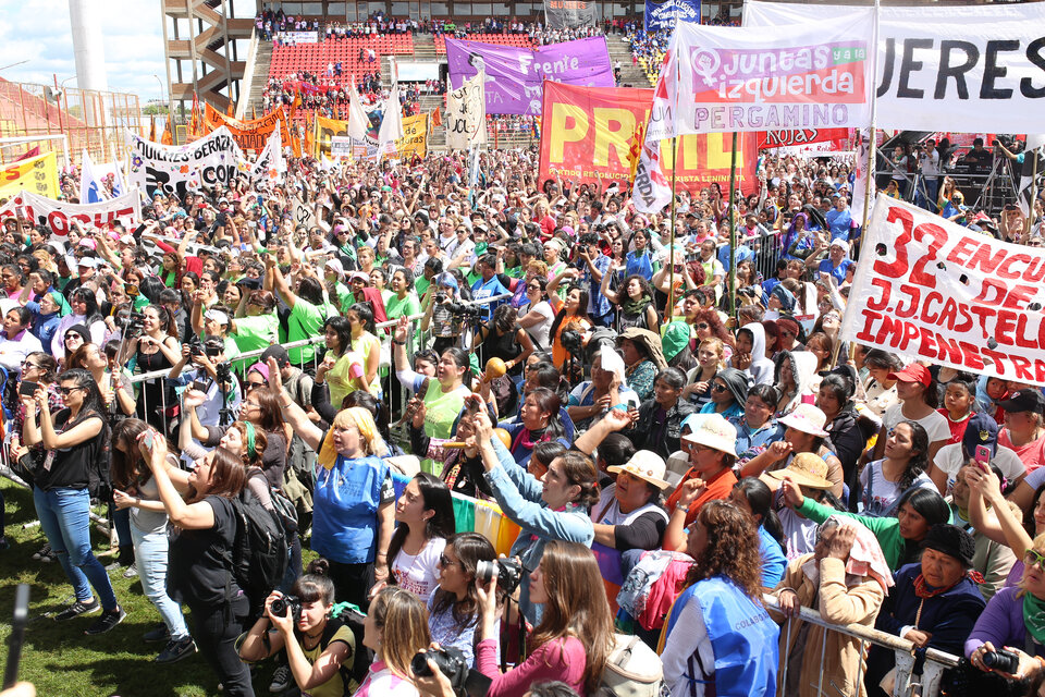 El domingo a la tarde noche se realiza la marcha final de cierre.  (Fuente: Jose Nico)