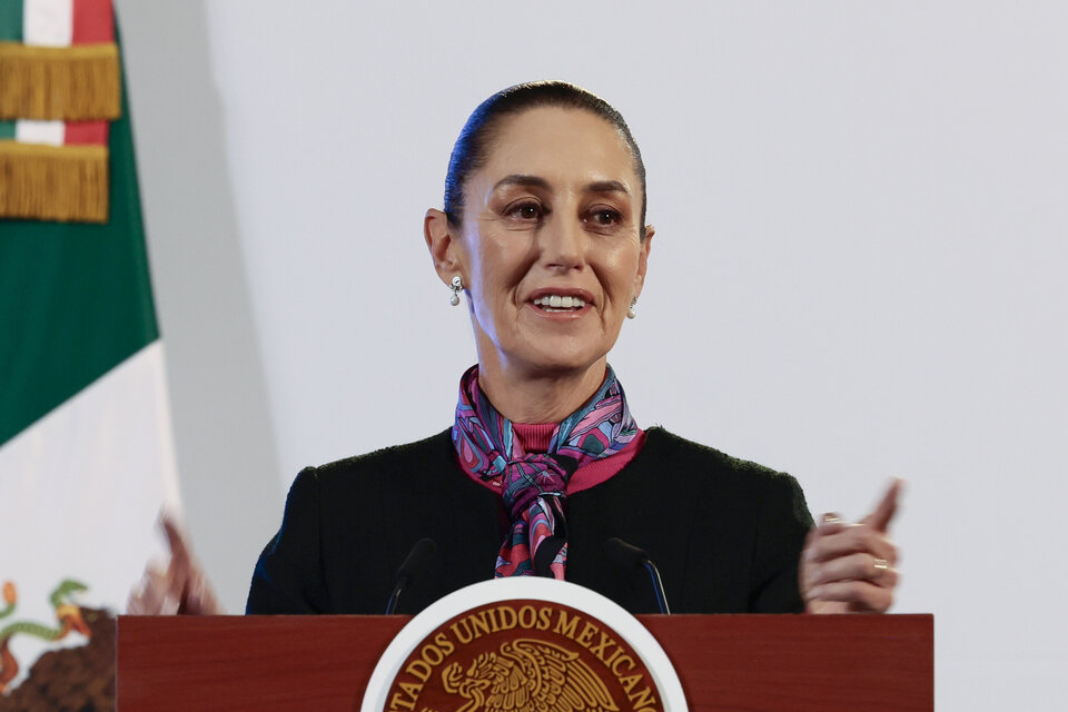 Claudia Sheinbaum, presidenta de México. (Fuente: EFE)