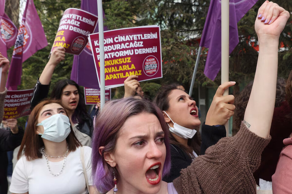 Hay una rebelión de mujeres en Turquía. (Fuente: AFP)