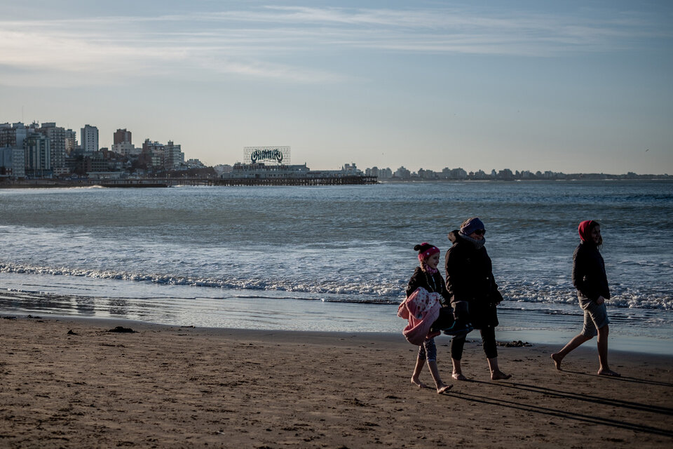 La costa bonaerense, uno de los polos de mayor atracción (Fuente: Télam)