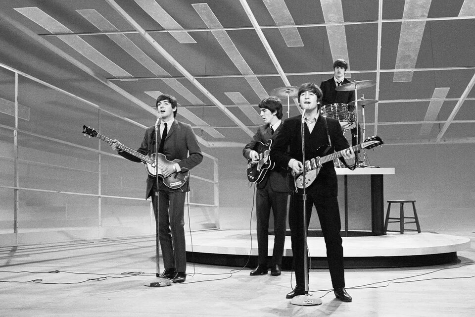 The Beatles en The Ed Sullivan Show. (Fuente: AFP)