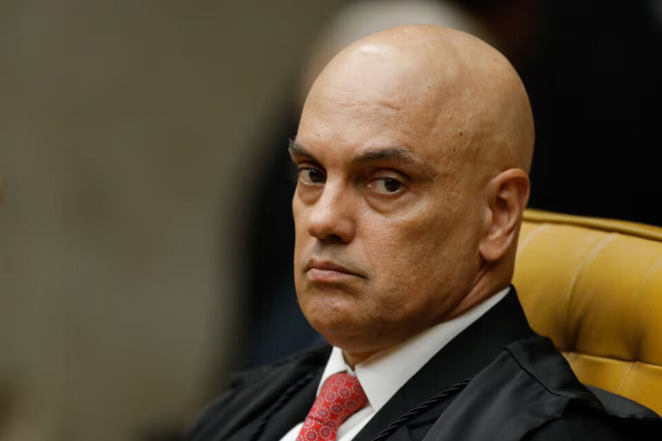 El juez del Supremo Tribunal Federal de Brasil, Alexandre de Moraes. (Fuente: AFP)