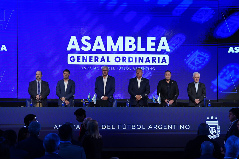 Asamblea en AFA: se anularon los descensos y Tapia fue reelecto