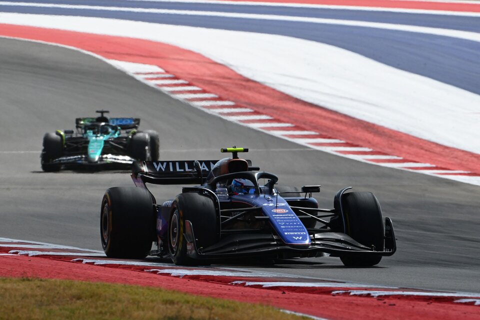 Colapinto no tuvo un sábado positivo en Austin (Fuente: AFP)