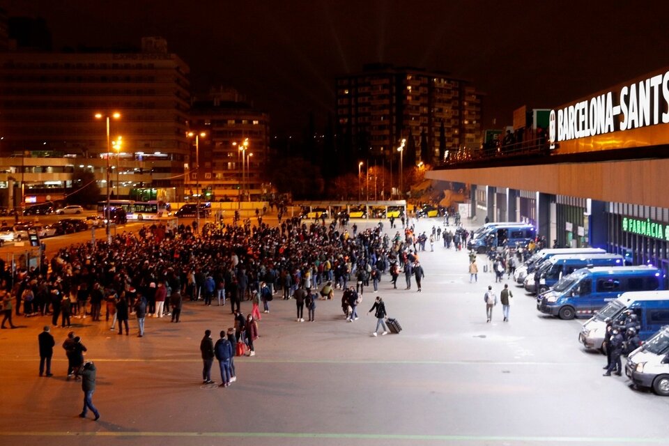 Disturbios en Barcelona en otra noche de protestas por el rapero encarcelado