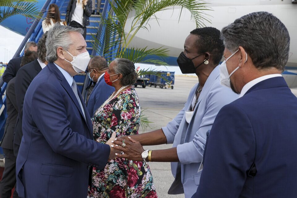Alberto Fernández se reunirá con la Primera Ministra de Barbados y con representantes de países del Caribe