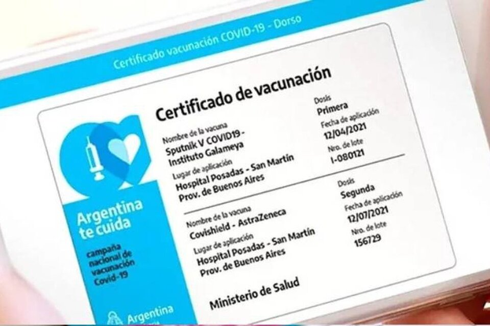 Cómo tramitar el certificado digital para los vacunados en el exterior