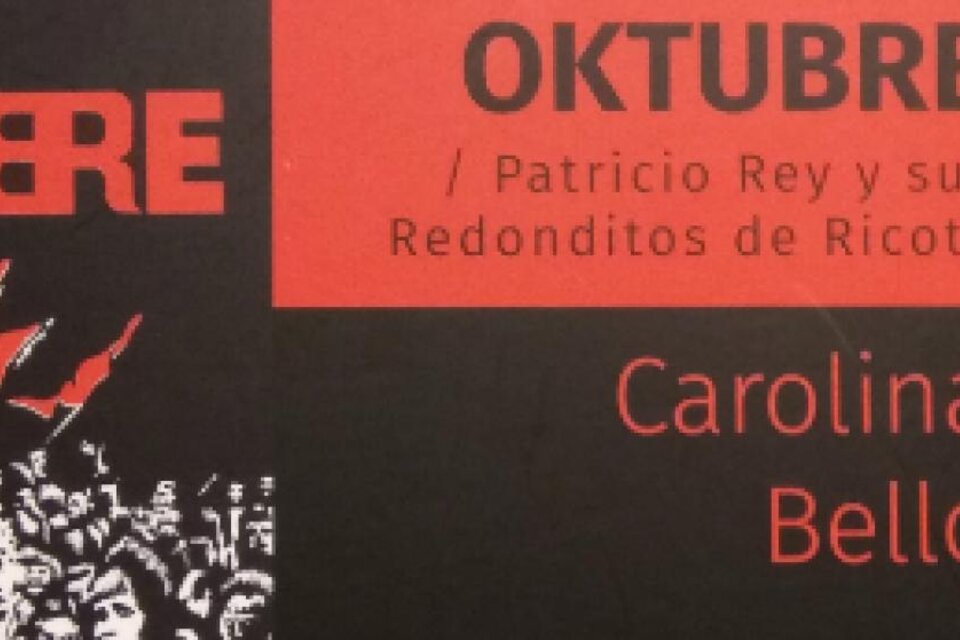 Oktubre, el libro de Carolina Bello sobre Patricio Rey y sus Redonditos de Ricota