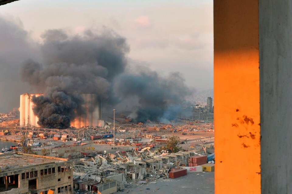 Explosión en Beirut: “Fue la  más grande de la historia del país, ni siquiera en guerra vimos algo tan horrible”