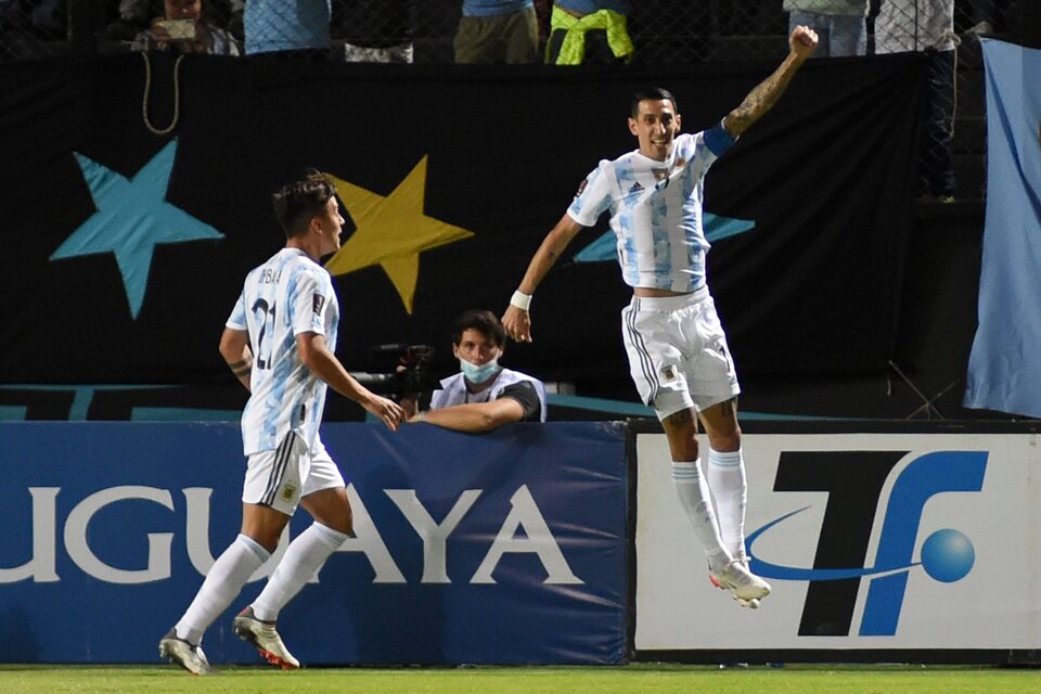 Eliminatorias: con gol de Di María, Argentina le ganó a Uruguay 1 a 0