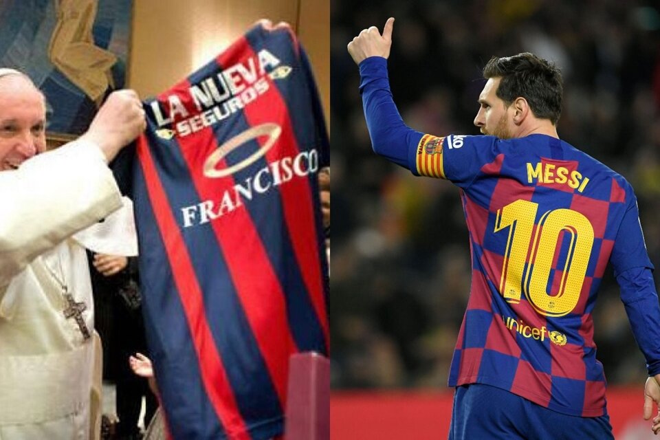 Lionel Messi le mandó al Papa Francisco un particular regalo futbolero