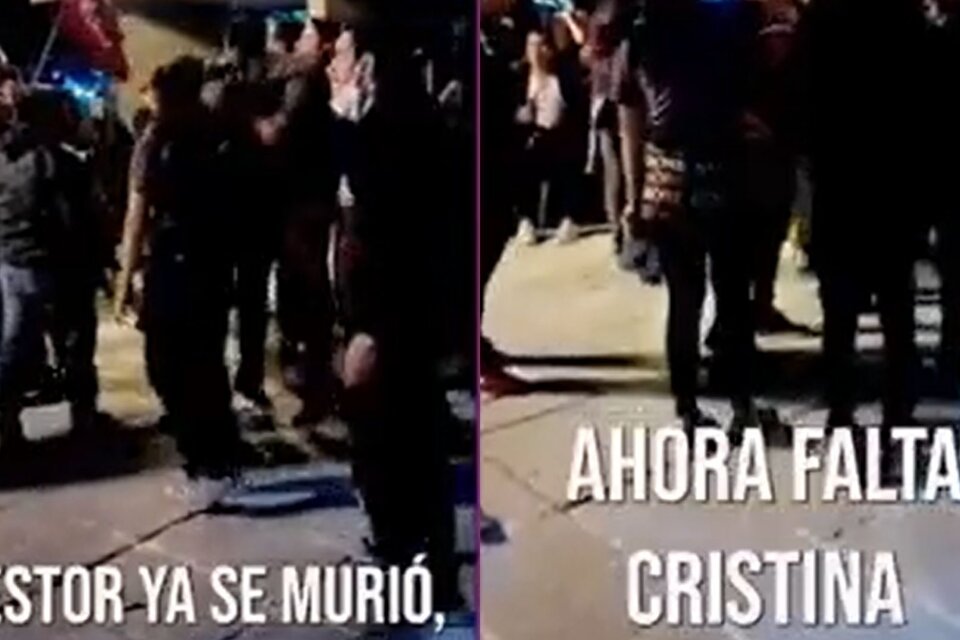 Repudiable: militantes de Franja Morada le desearon la muerte a Cristina Kirchner