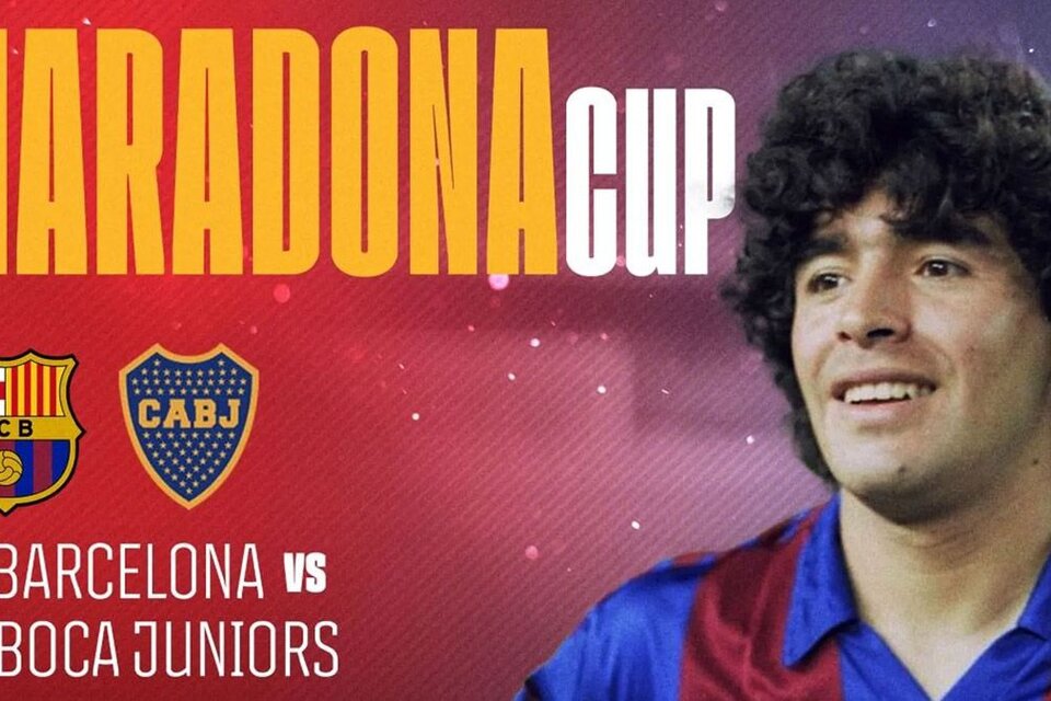 Maradona Cup: dónde se podrá ver el amistoso entre Barcelona y Boca en homenaje al Diez