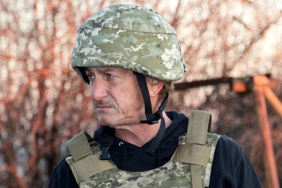 Conflicto Ucrania-Rusia: Sean Penn viajó a Kiev para filmar un documental sobre la guerra
