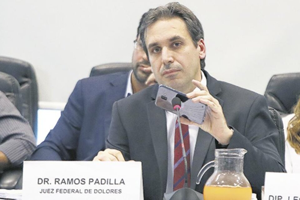 El juez Alejo Ramos Padilla ordenó la detención de un prefecto informante de D'Alessio. Foto: Joaquín Salguero