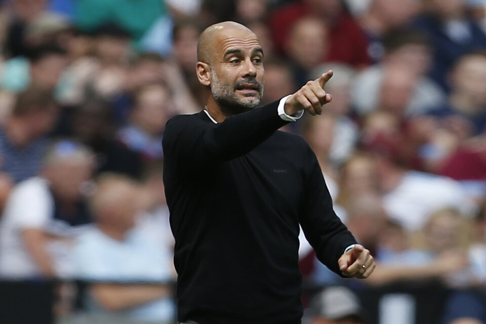 Pep Guardiola, DT de Manchester City. (Fuente: AFP)