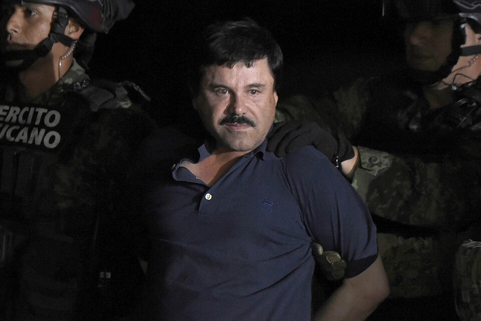 Chapo Guzmán, preso en Nueva York.