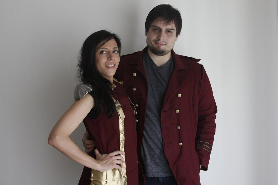 Mariano Power y Flavia Pérez, las caras visibles de la orquesta.  (Fuente: Jorge Larrosa)