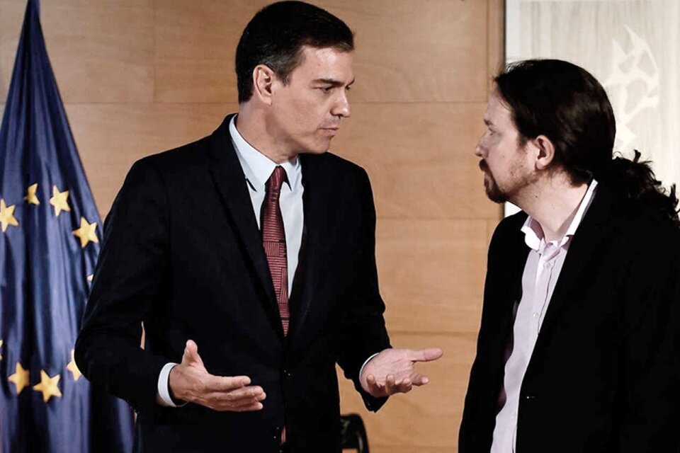 Sánchez e Iglesias: en julio se acusaron mutuamente del fracaso de la negociación. 