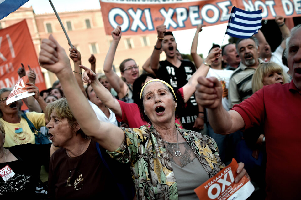 La crisis griega fue devastadora para la mayoría de la población. (Fuente: AFP)