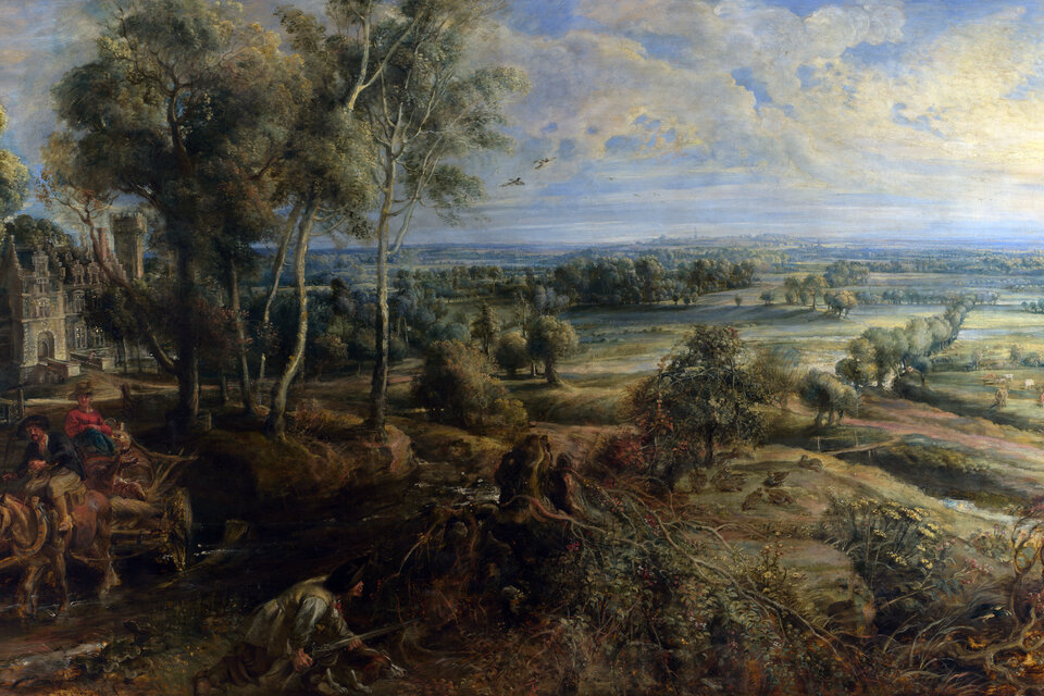 Paisaje otoñal con vistas al Het Steen temprano en la mañana (1636), de Peter Paul Rubens.